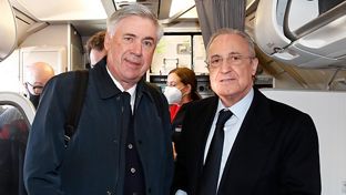 O presidente viajou com a equipa