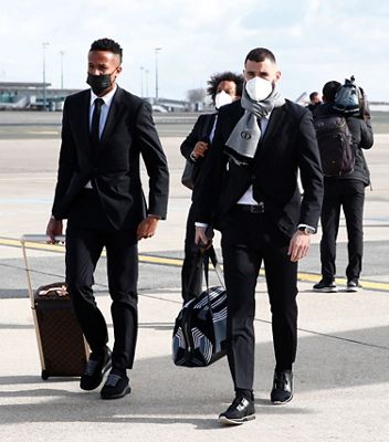 llegada del real madrid a parís