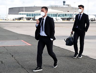 llegada del real madrid a parís