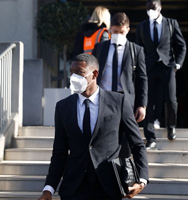 llegada del real madrid a parís