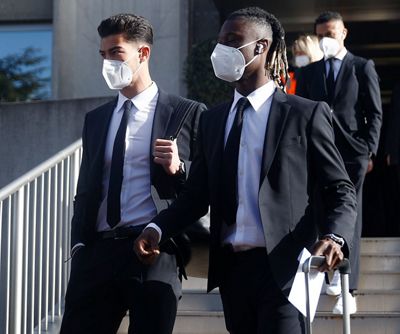 llegada del real madrid a parís