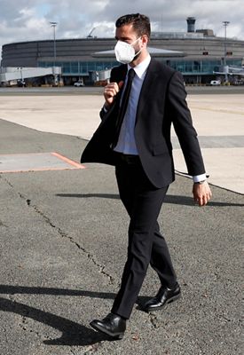 llegada del real madrid a parís