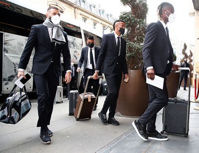 llegada del real madrid a parís