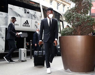 llegada del real madrid a parís
