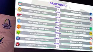 Under-19s vs. Atlético de Madrid in Youth League Round of 16
