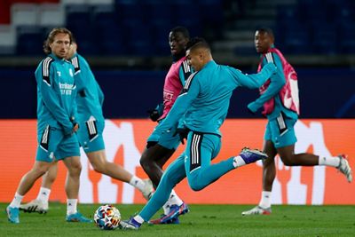 entrenamiento del real madrid