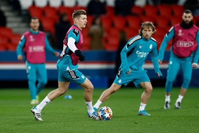 entrenamiento del real madrid