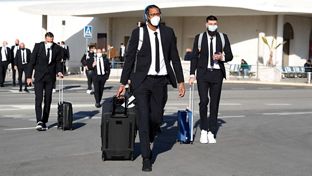 Real Madrid arrive in Granada ahead of Copa del Rey