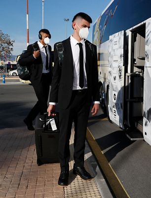 llegada del real madrid de baloncesto a granada