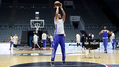 Último entrenamiento previo al debut en la Copa
