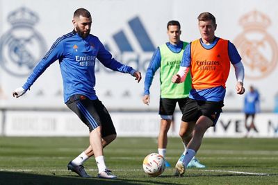 entrenamiento del real madrid