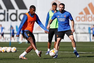 entrenamiento del real madrid