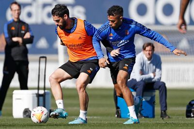 entrenamiento del real madrid