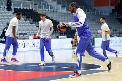 entrenamiento del real madrid de baloncesto