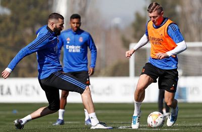 entrenamiento del real madrid