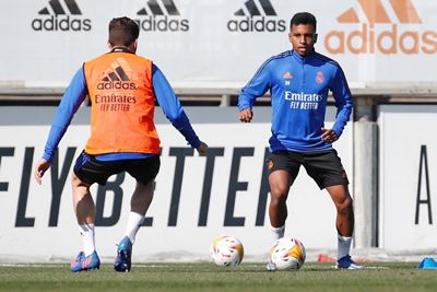 entrenamiento del real madrid