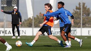 Dernier entraînement avant le match contre Alavés