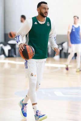 entrenamiento del real madrid de baloncesto