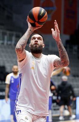 entrenamiento del real madrid de baloncesto