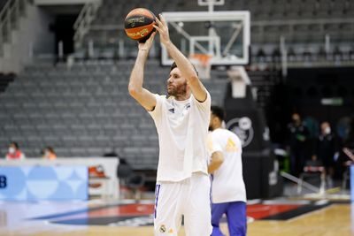 entrenamiento del real madrid de baloncesto