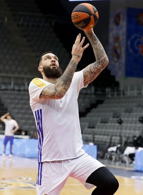 entrenamiento del real madrid de baloncesto
