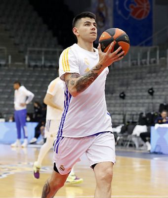 entrenamiento del real madrid de baloncesto