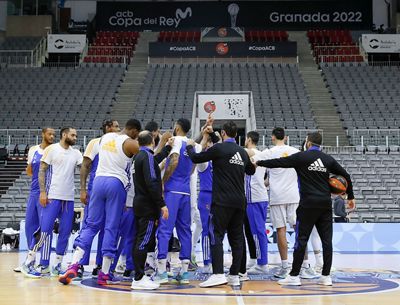 entrenamiento del real madrid de baloncesto