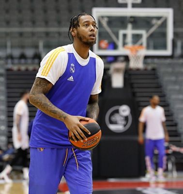 entrenamiento del real madrid de baloncesto