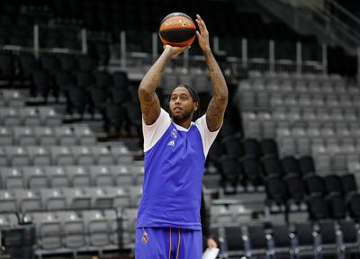 entrenamiento del real madrid de baloncesto