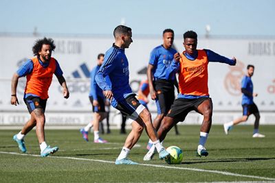 entrenamiento del real madrid