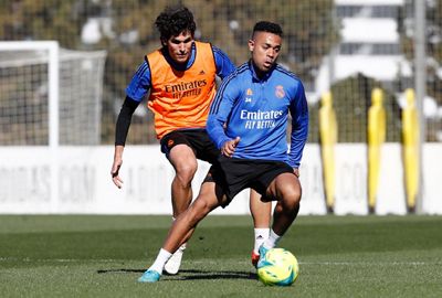 entrenamiento del real madrid