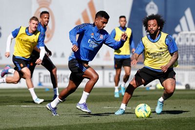 entrenamiento del real madrid