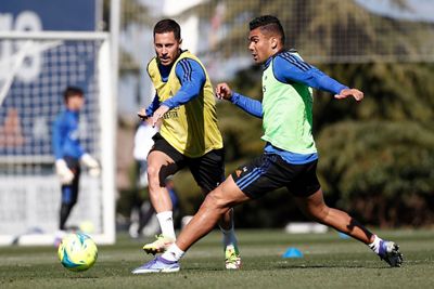 entrenamiento del real madrid