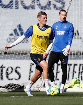 entrenamiento del real madrid