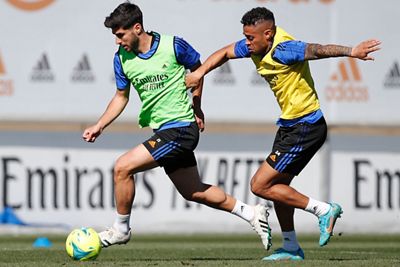 entrenamiento del real madrid