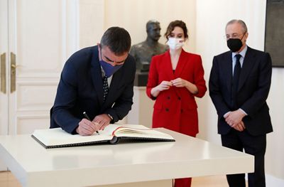 acto de entrega del premio internacional del deporte a la quinta del buitre