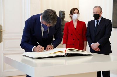 acto de entrega del premio internacional del deporte a la quinta del buitre