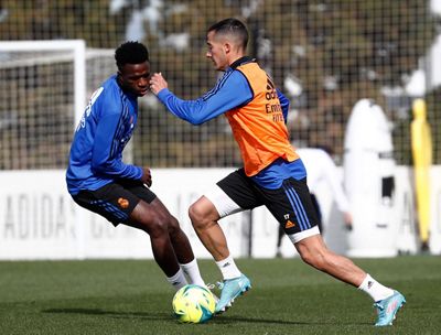 entrenamiento del real madrid