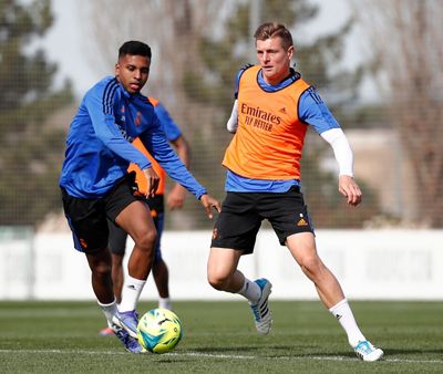 entrenamiento del real madrid