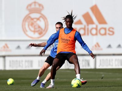 entrenamiento del real madrid