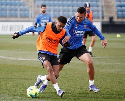 entrenamiento del real madrid