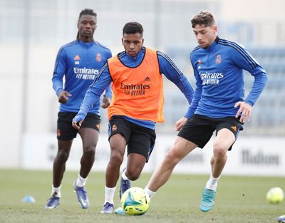 entrenamiento del real madrid