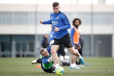entrenamiento del real madrid