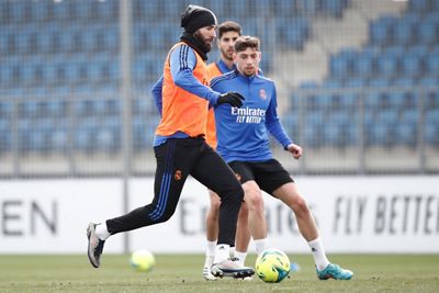 entrenamiento del real madrid