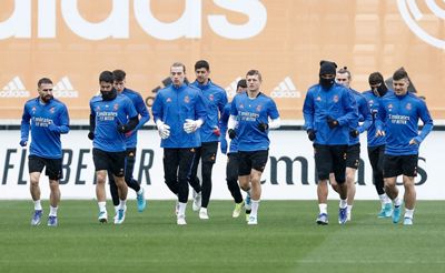 entrenamiento del real madrid