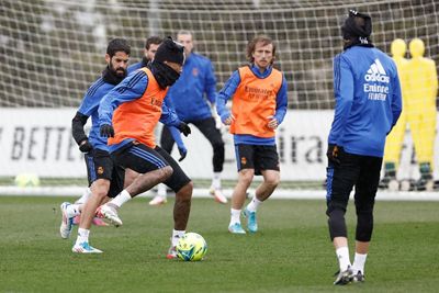entrenamiento del real madrid