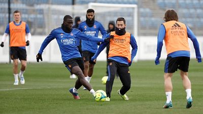 Letzte Trainingseinheit vor dem Spiel gegen Rayo