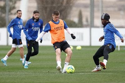 entrenamiento del real madrid