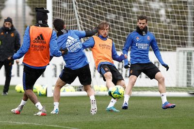 entrenamiento del real madrid