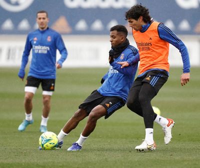 entrenamiento del real madrid